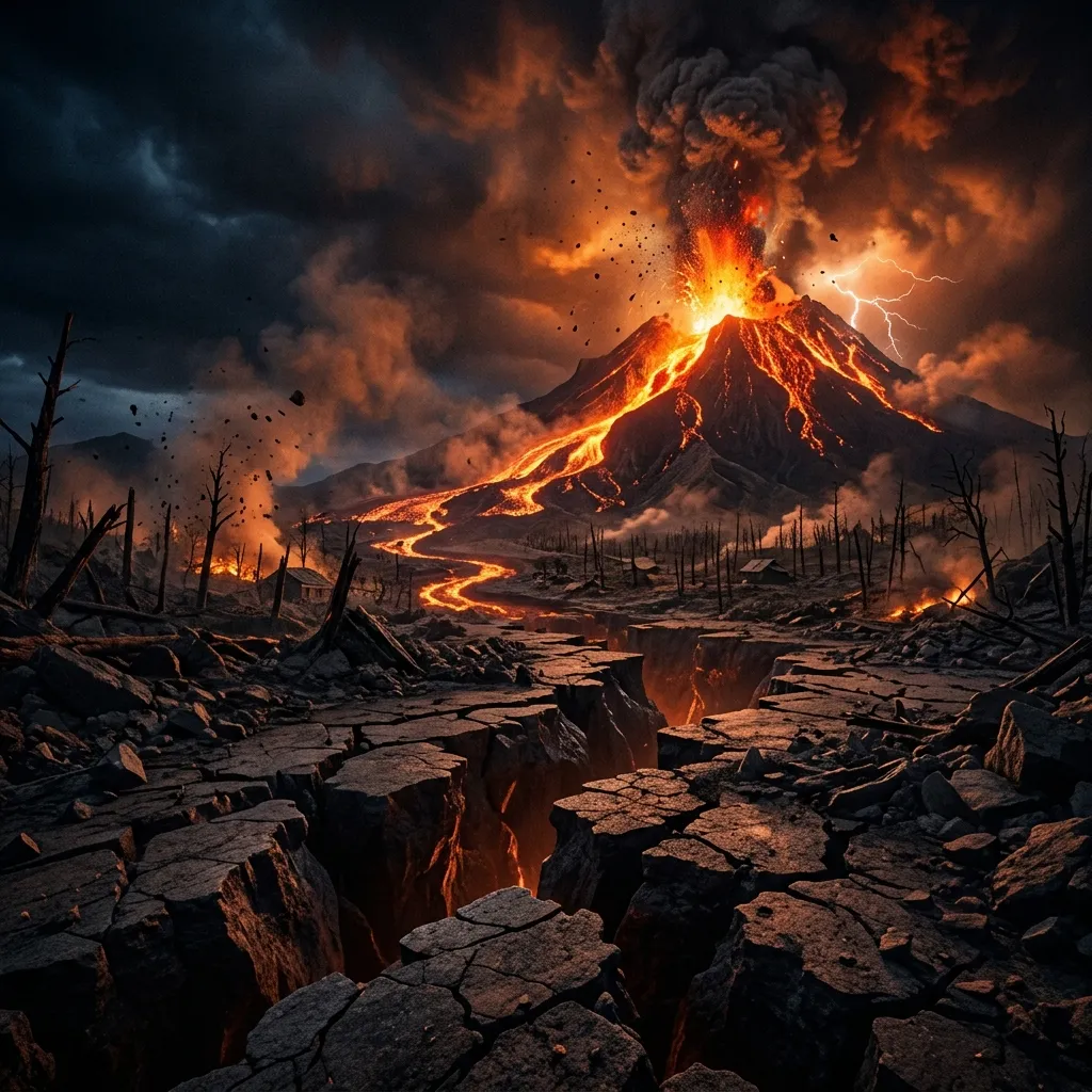 Earthquake, Tsunami & Volcanic Eruption
