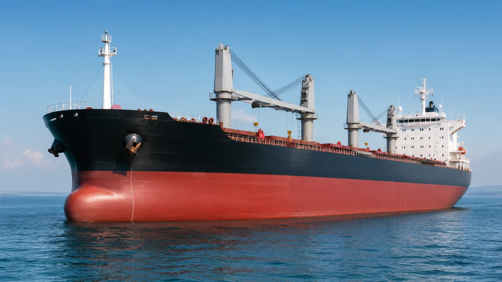 Large cargo vessel for Marine Hull Insurance